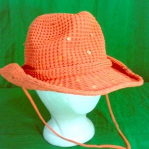 Country Girl Orange Cowboy Hat Something Special
